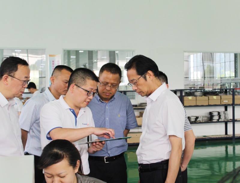 黄荆国、李文副市长一行来我公司视察指导工作